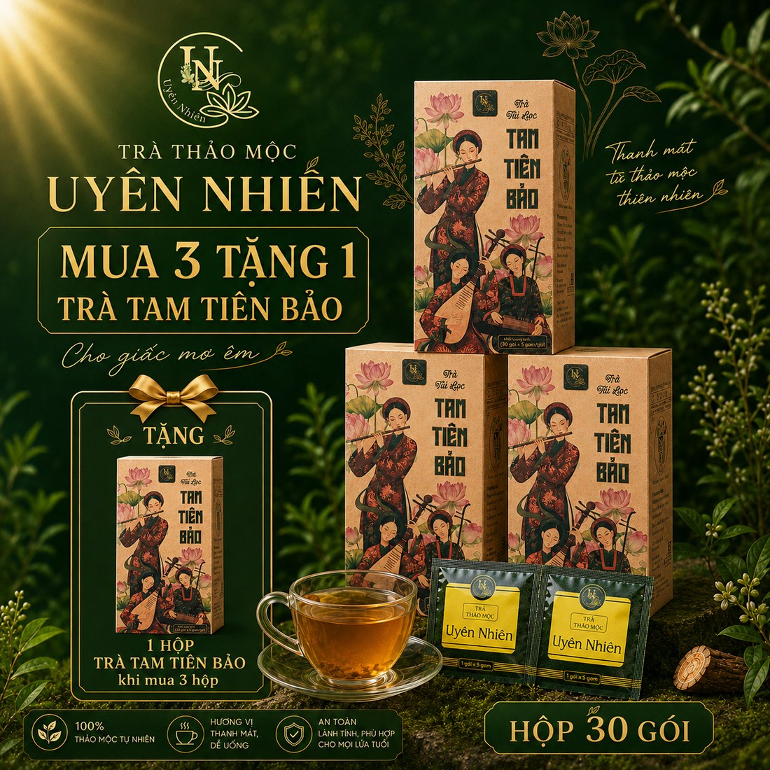 Combo 4 hộp — Mua 3 tặng 1